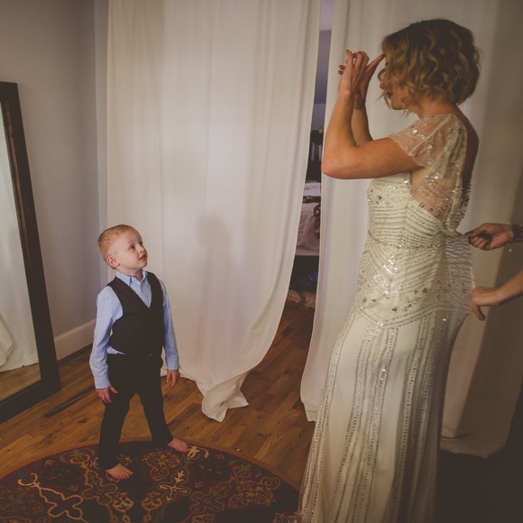 Jenny Packham Wedding Dress. Used. Once. Obvi ;) - Picture 3 of 17